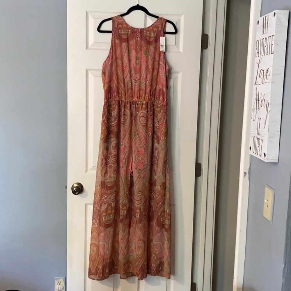Sleeveless dress with shorts under.